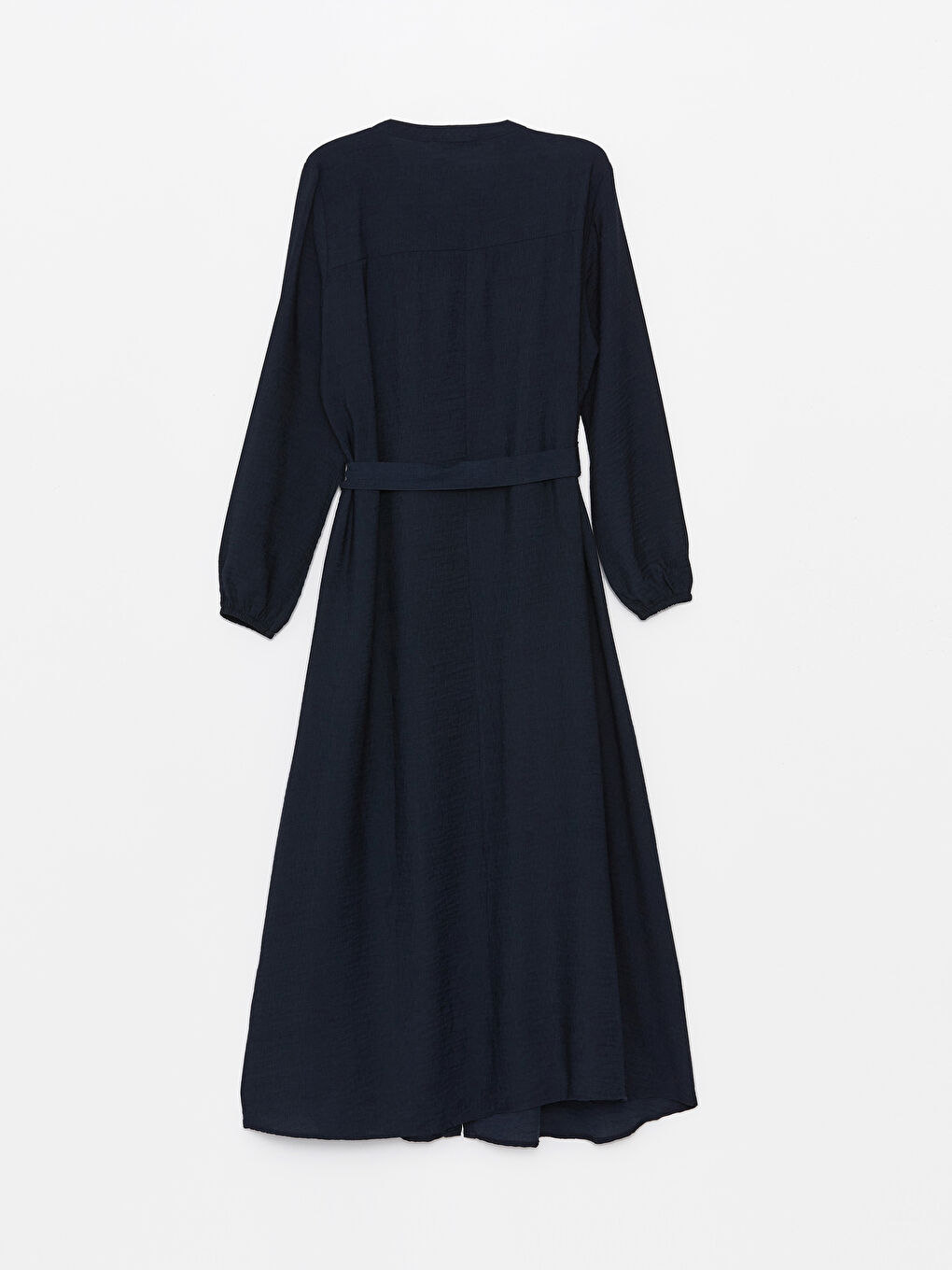 Crew Neck Straight Long Sleeve Women's Shirt Dress -S4G749Z8-E1J