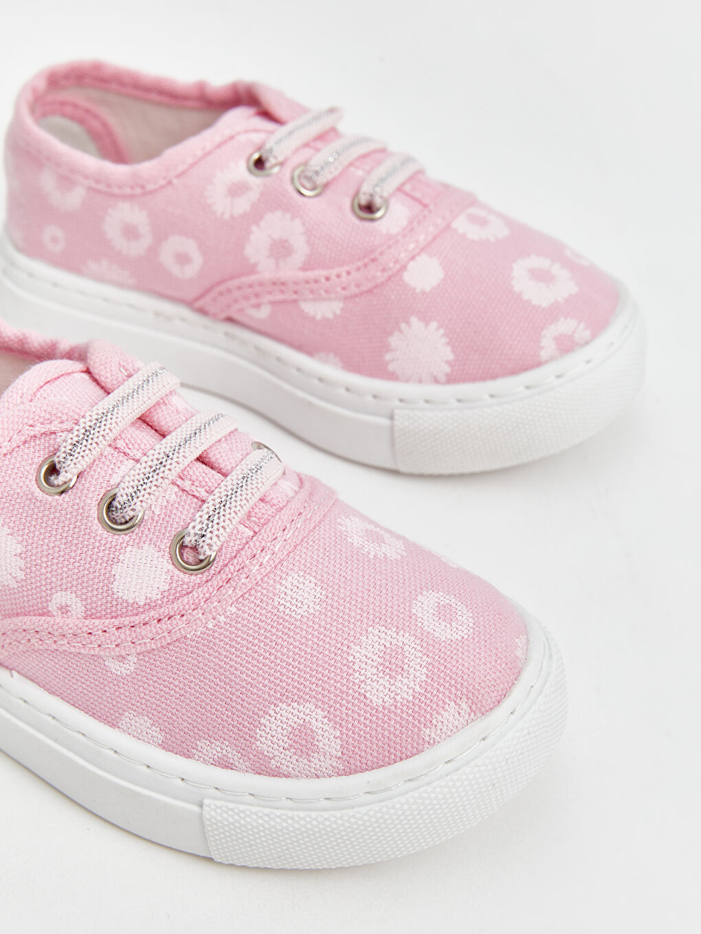 Patterned Baby Girls' Sneakers-2