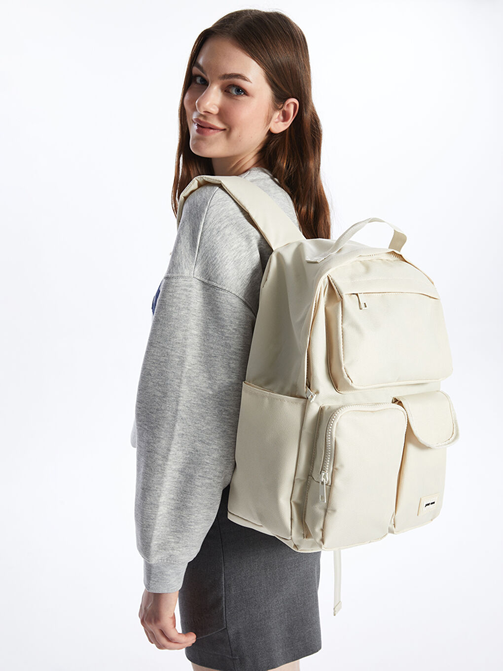 Multi-Compartment Women's Backpack -S4G779Z8-CR8