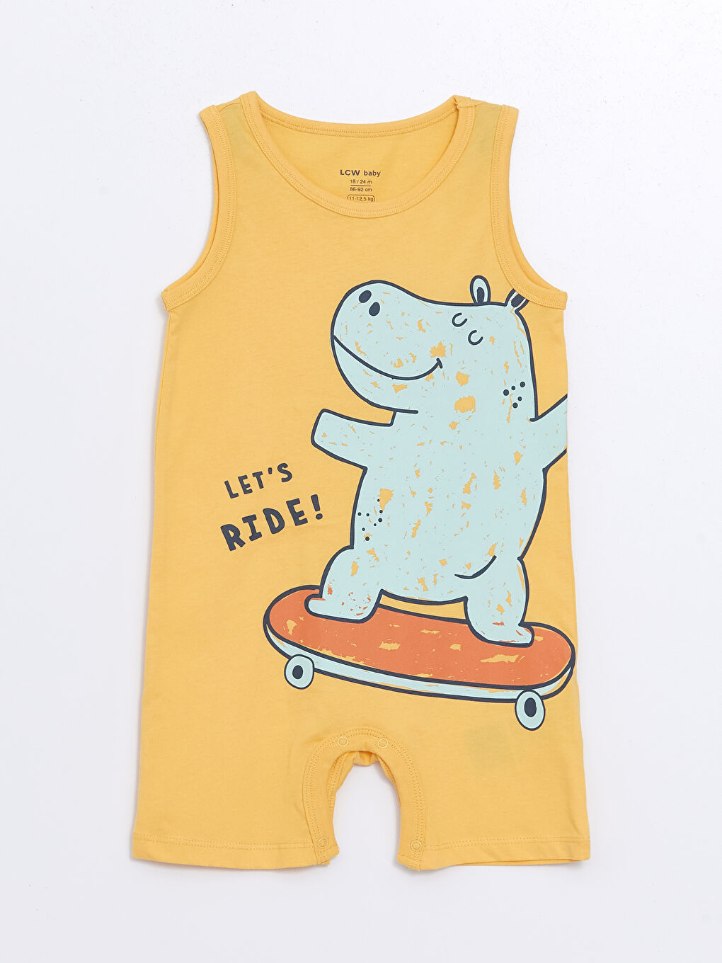 Crew Neck Printed Baby Boys' Jumpsuit 2 Pack -S4G797Z1-LRP