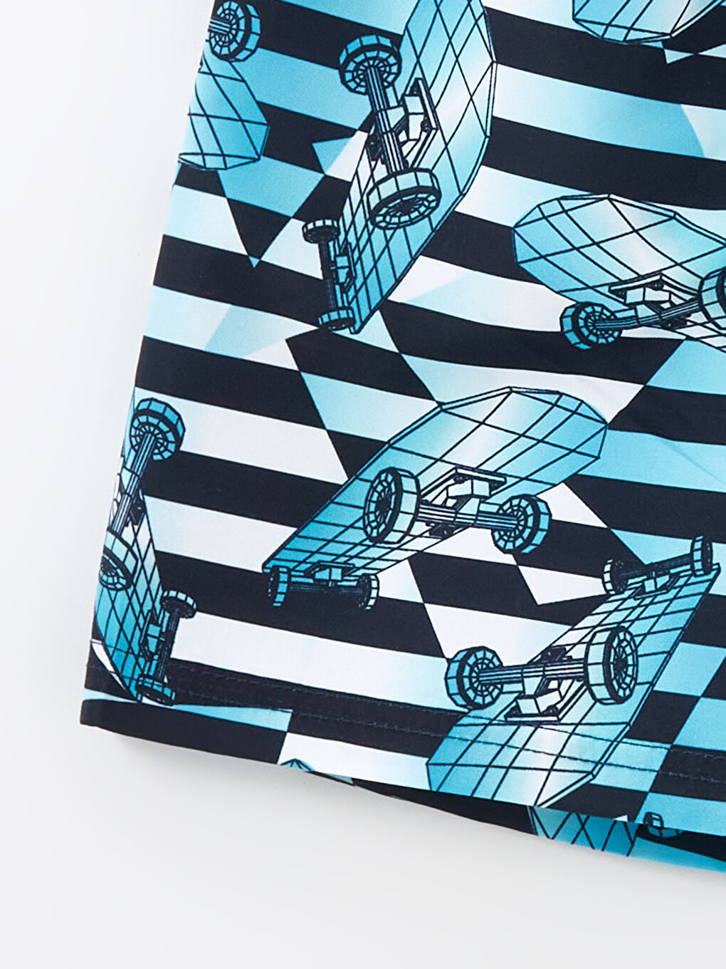 LCW Kids Crew Neck Boys' T-Shirt and Swim Shorts -S4G803Z4-LU0