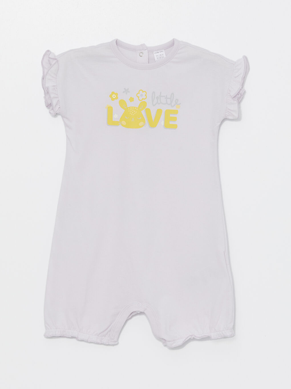 Crew Neck Printed Baby Girls' Jumpsuit 2 Pack -S4G808Z1-LRA