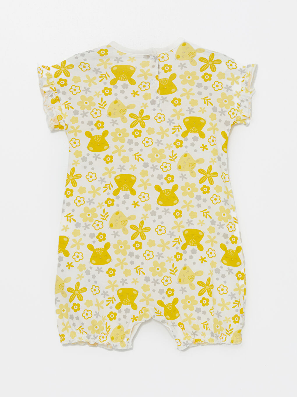 Crew Neck Printed Baby Girls' Jumpsuit 2 Pack -S4G808Z1-LRA