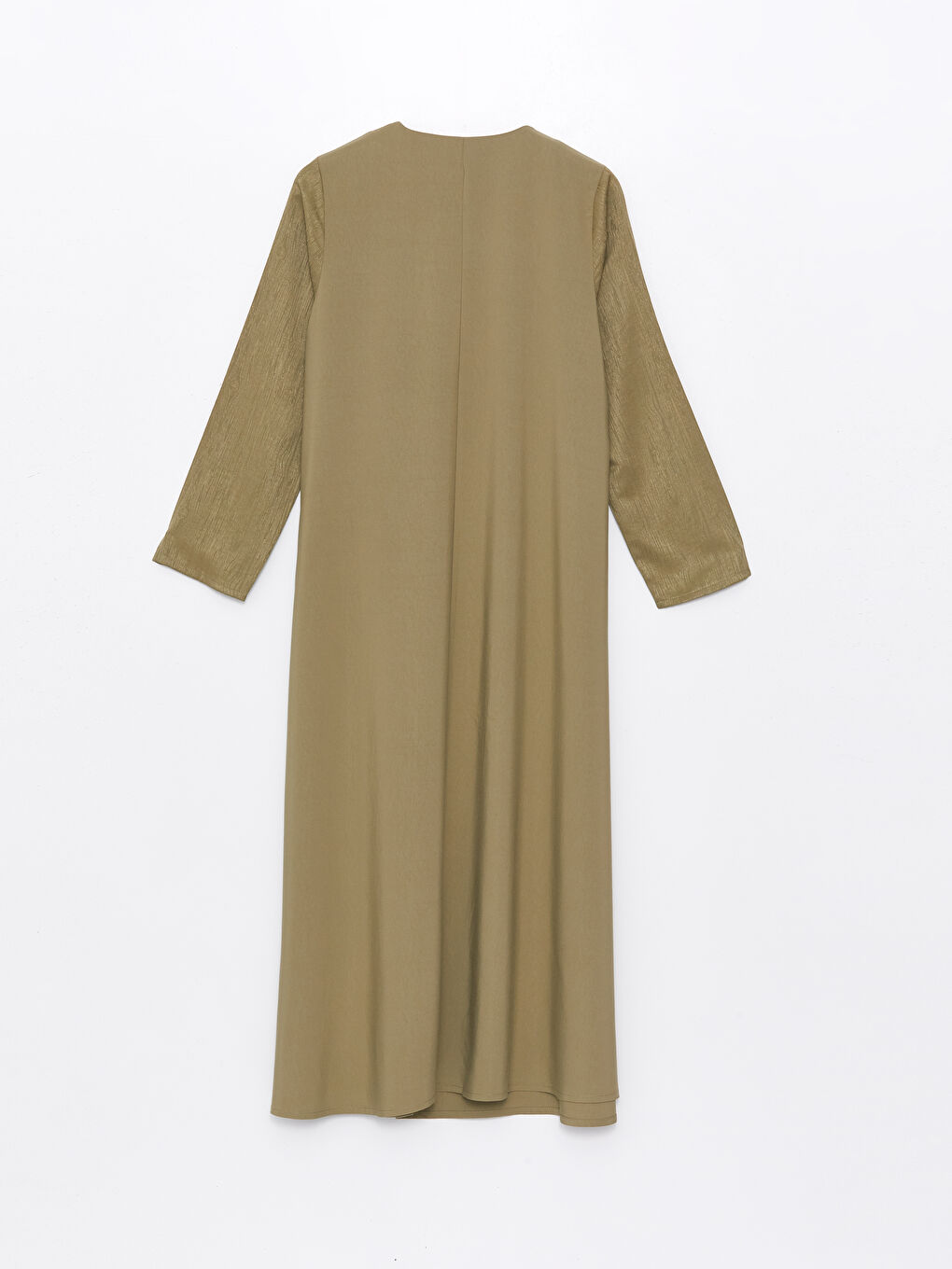 Crew Neck Regular Long Sleeve Women's Dress -S4G858Z8-GVK