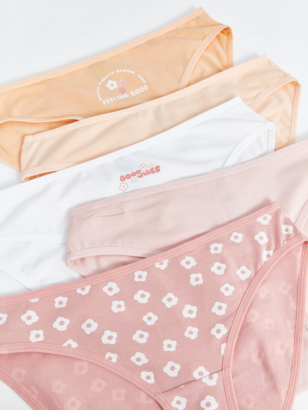 Patterned Bikini Knickers 5 Pack-2