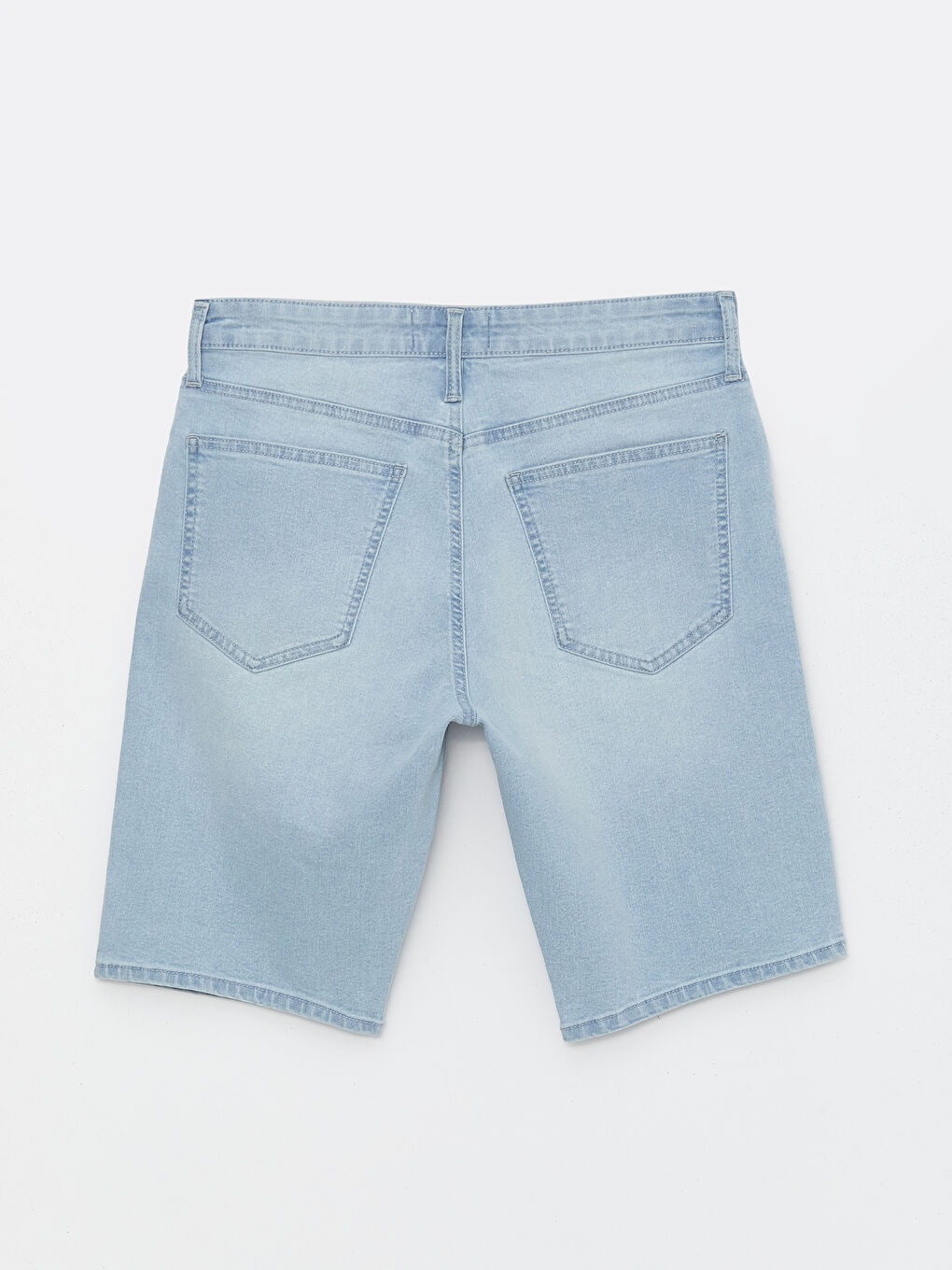 Шорты мужские зауженные джинсовые-5