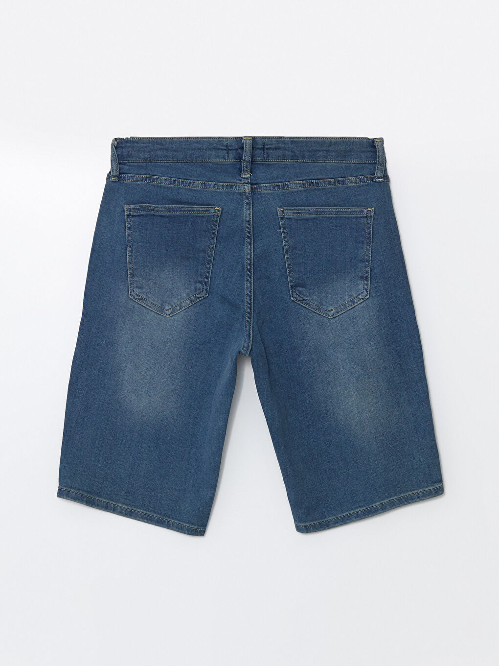 LCW Jeans Orta İndigo Rodeo Standart Kalıp Erkek Jean Şort - 5