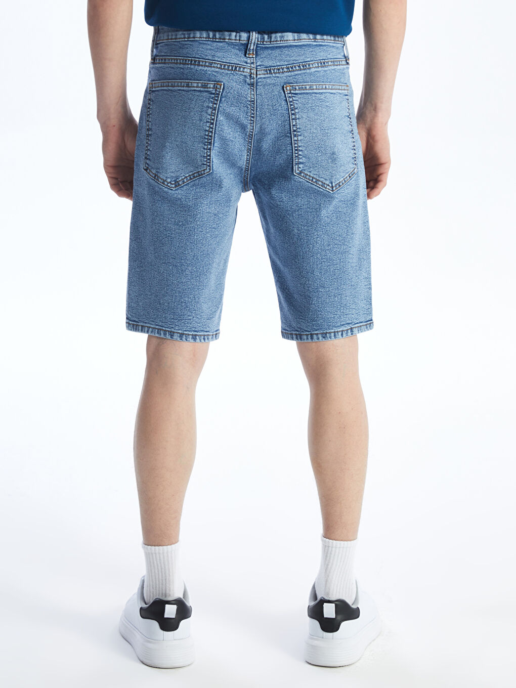 Slim Fit Men's Denim Shorts -S4GA41Z8-311