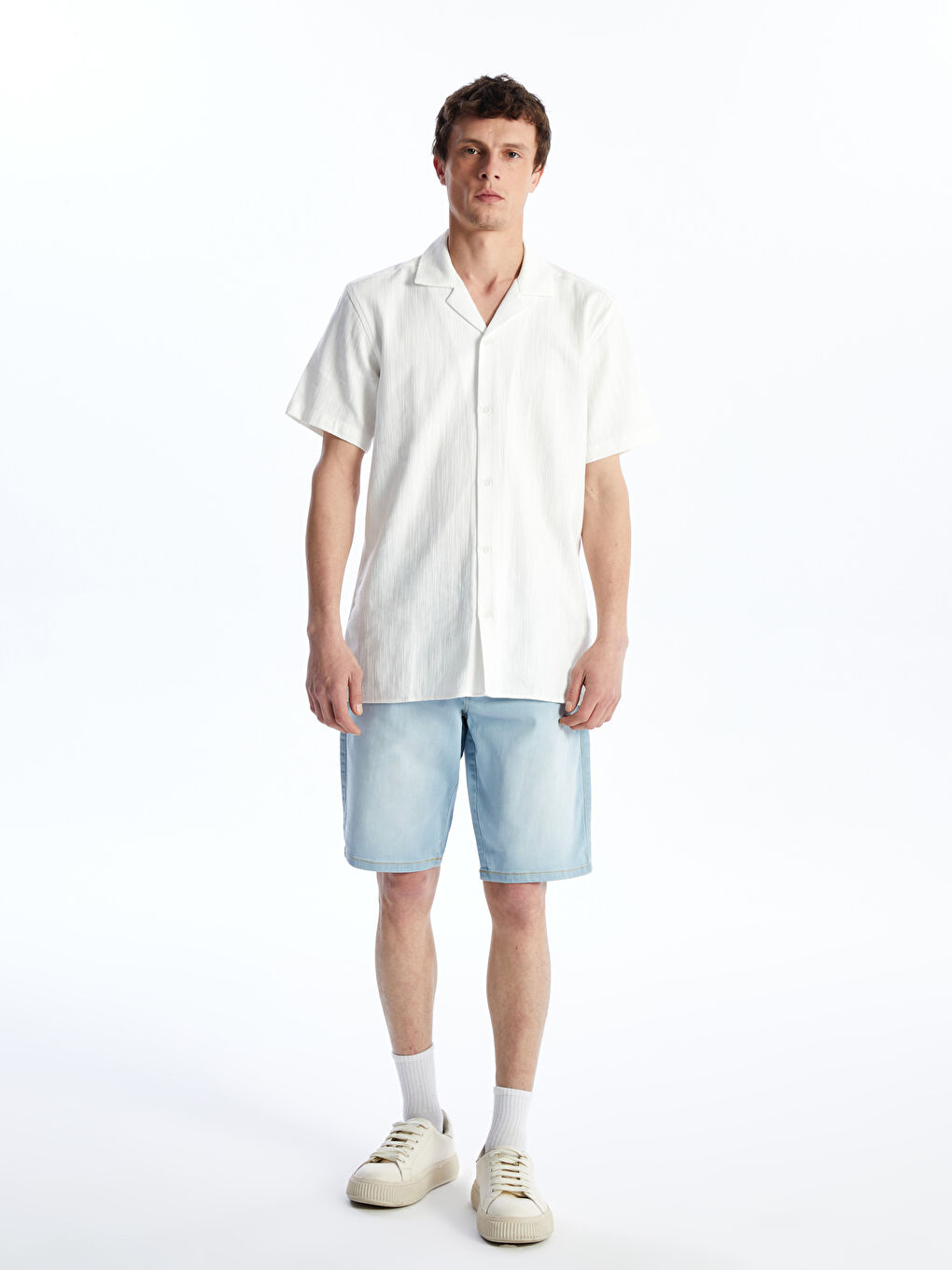 LCW Jeans Slim Fit Men's Denim Shorts -S4GA70Z8-311