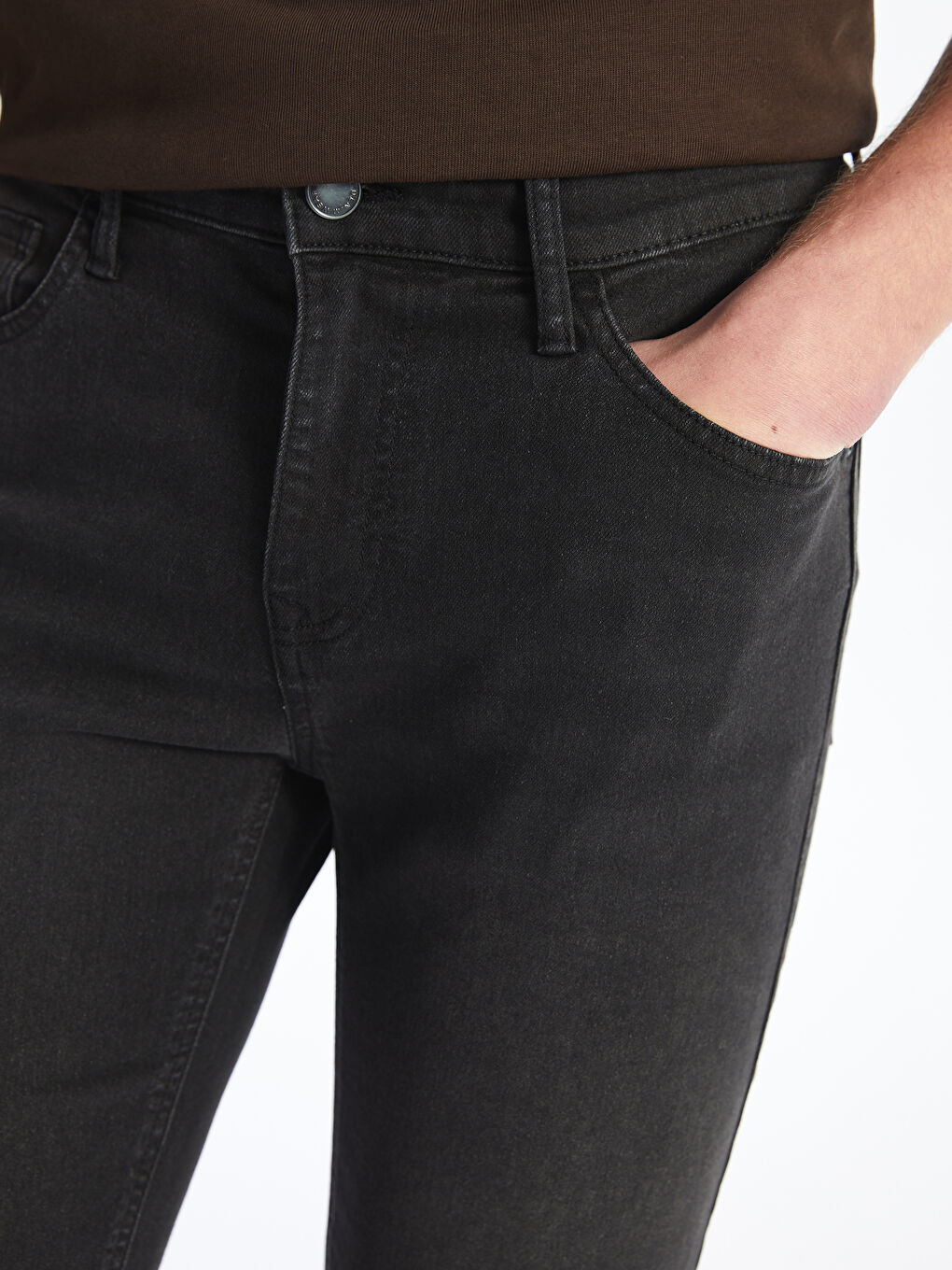 LCW Jeans Super Skinny Fit Men's Denim Shorts -S4GA77Z8-326