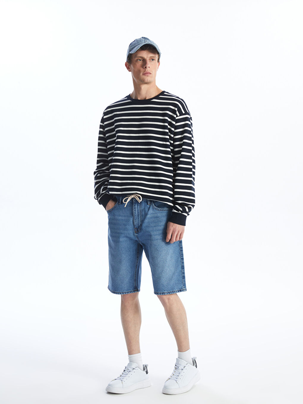 Standard Fit Men's Denim Shorts -S4GA81Z8-H45