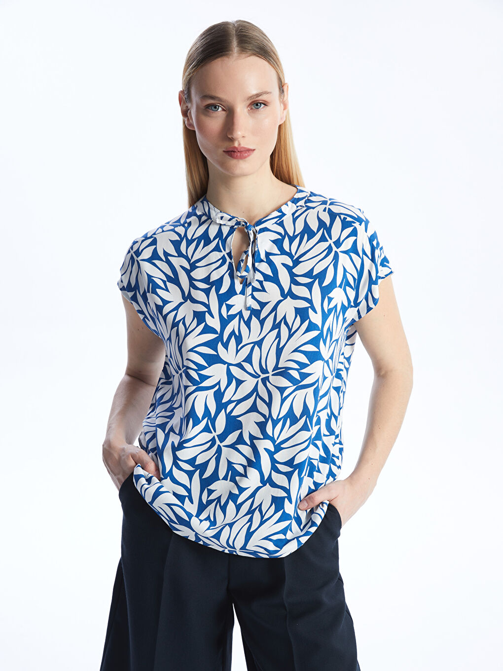TAMNO PLAVA Bluza Žene -S4GA87Z8-LSJ