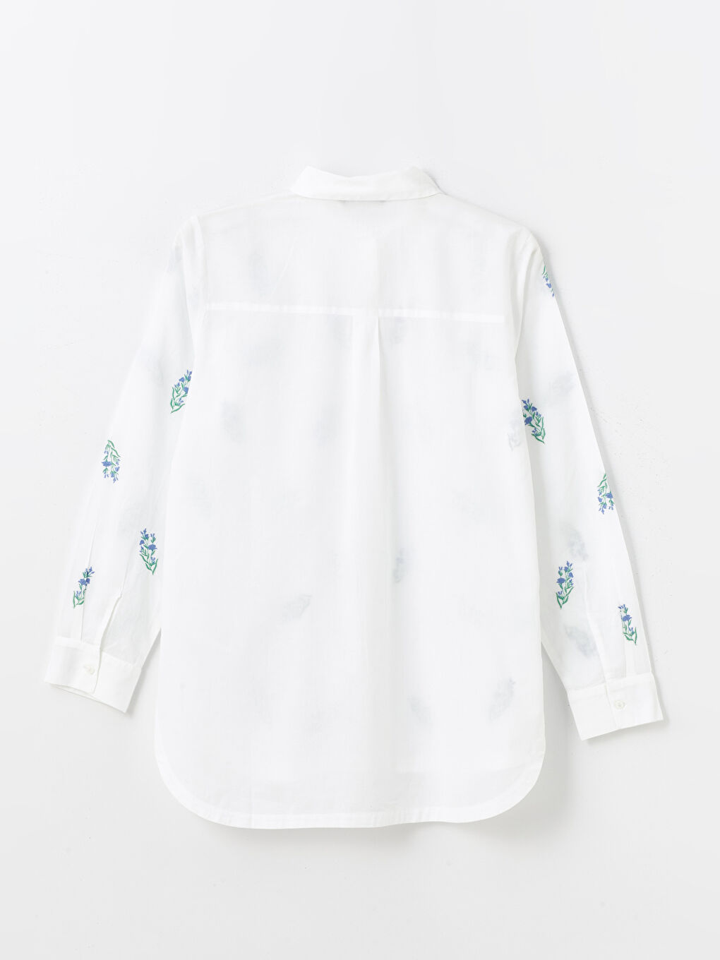 Embroidered Long Sleeve Women's Shirt -S4GA88Z8-LRR