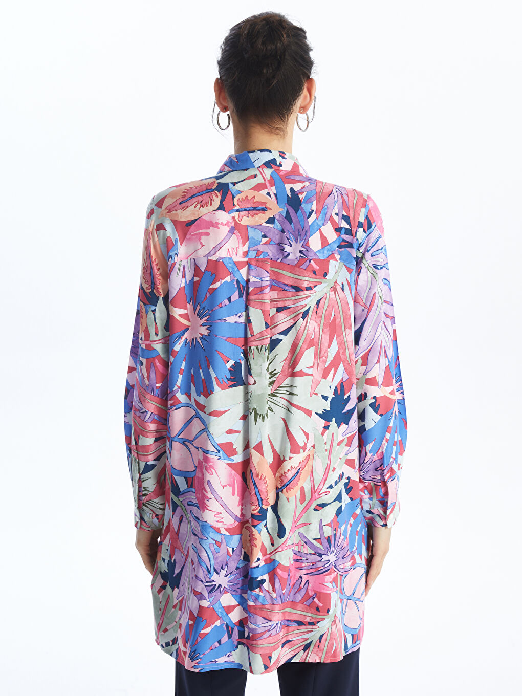 LC Waikiki Patterned Women's Shirt Tunic -S4GA96Z8-F9C
