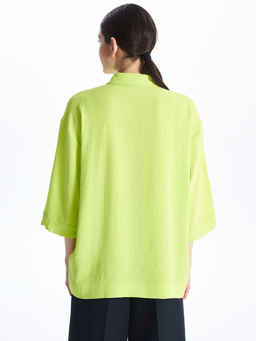 Plain Oversize Women's Shirt-4