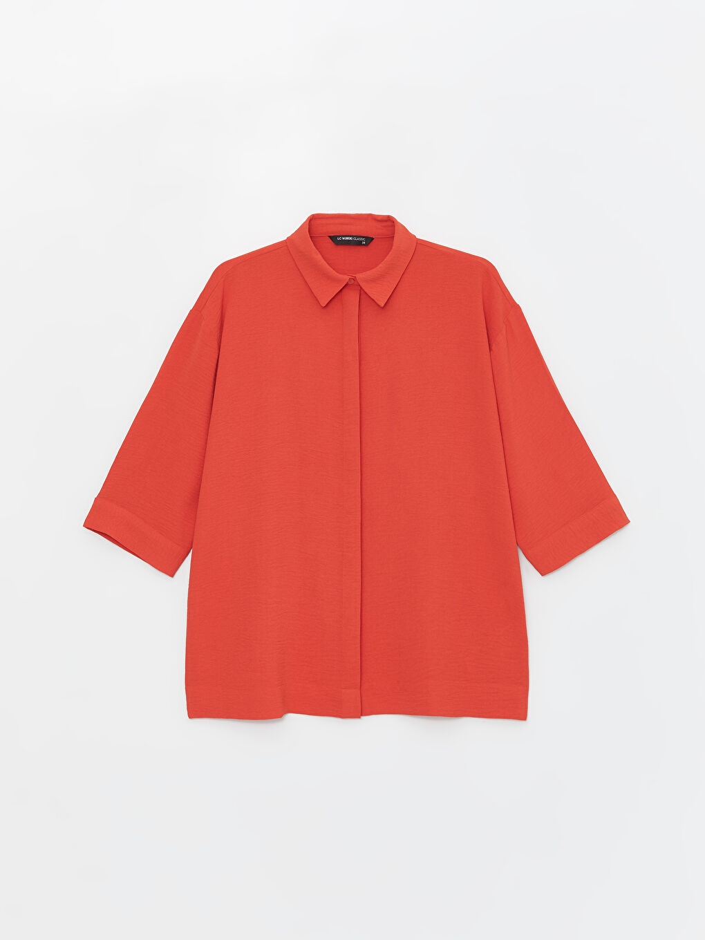 Plain Oversize Women's Shirt-5