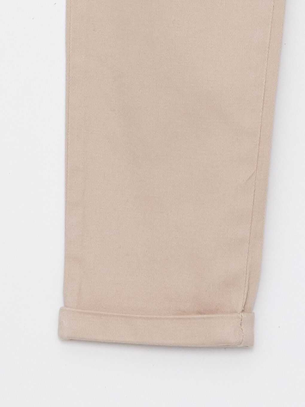 Kahverengi Dar Kalıp Beli Lastikli Erkek Çocuk Pantolon-2