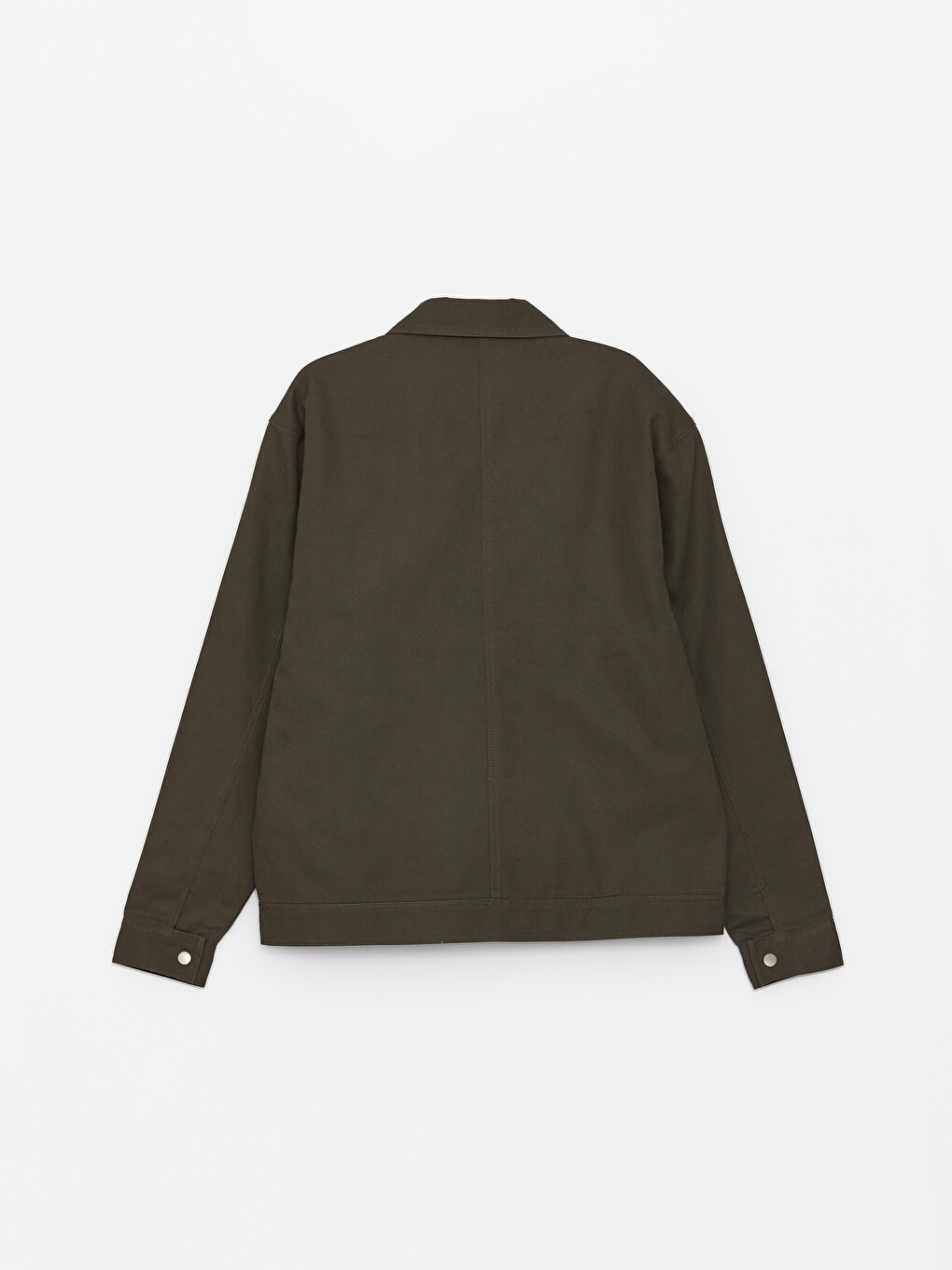 Regular Fit Jacket Neck Men's Coat-7