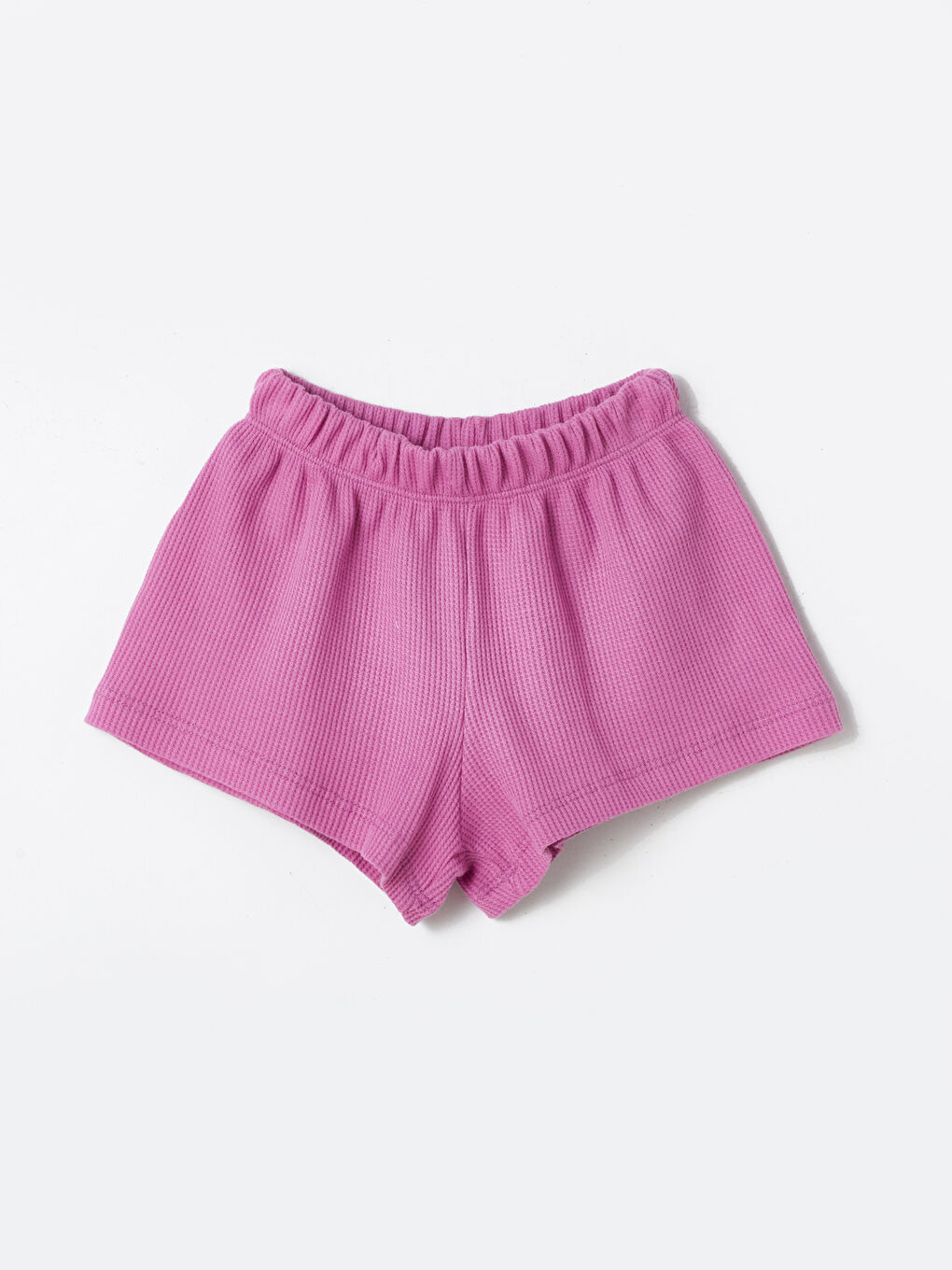 Mor Bisiklet Yaka Baskılı Kız Bebek Tişört ve Şort 2'li Takım-3