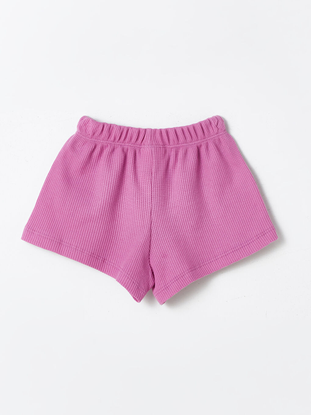 Mor Bisiklet Yaka Baskılı Kız Bebek Tişört ve Şort 2'li Takım-4