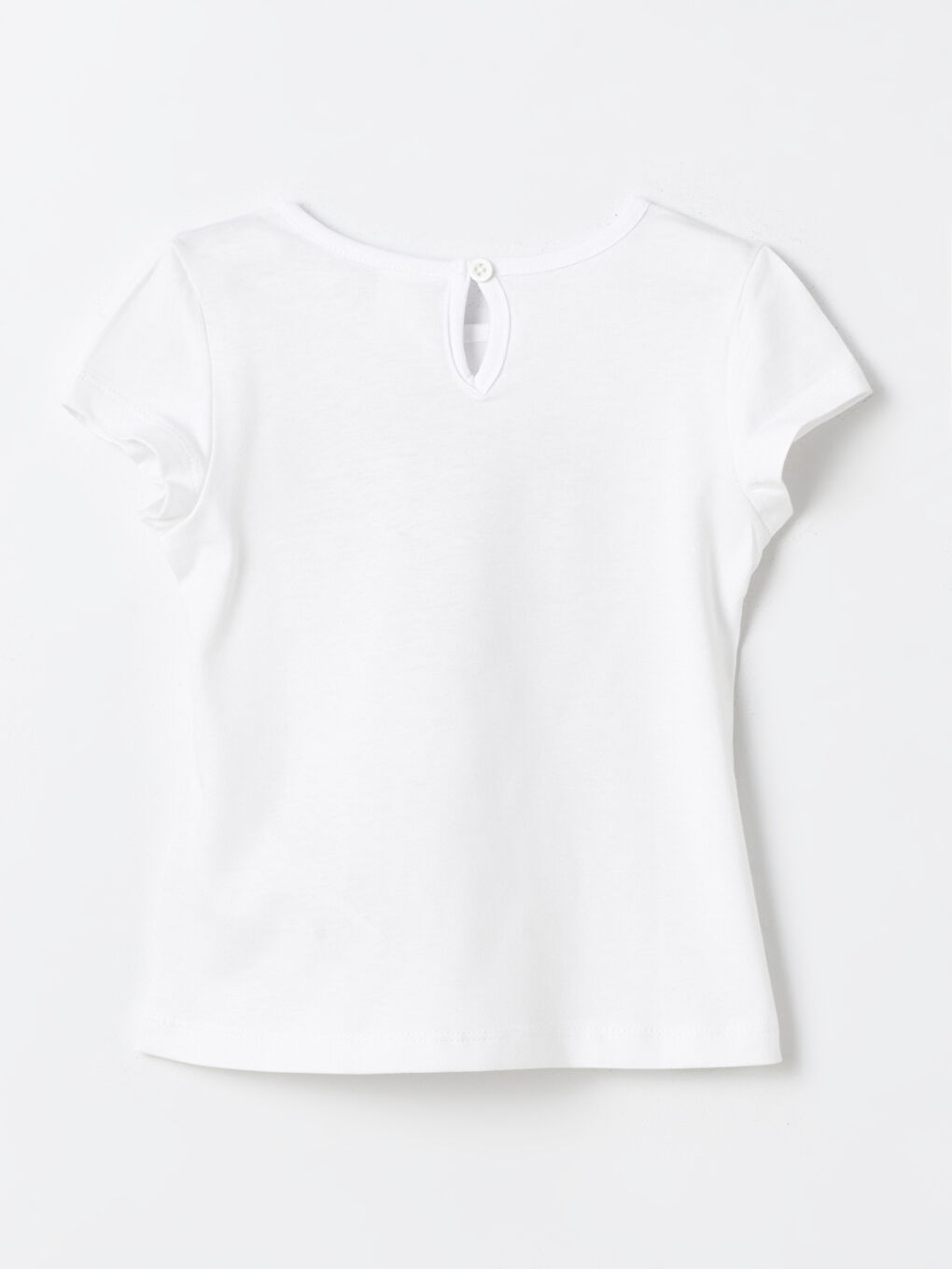 Haki Bisiklet Yaka Baskılı Kız Bebek Tişört ve Şort 2'li Takım-2