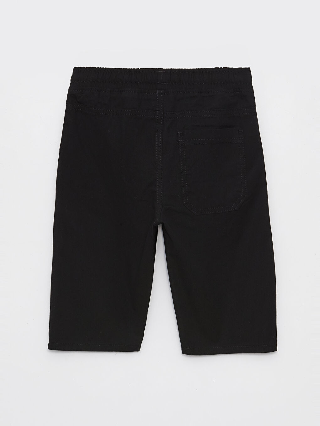Siyah Beli Lastikli Erkek Çocuk Şort-1