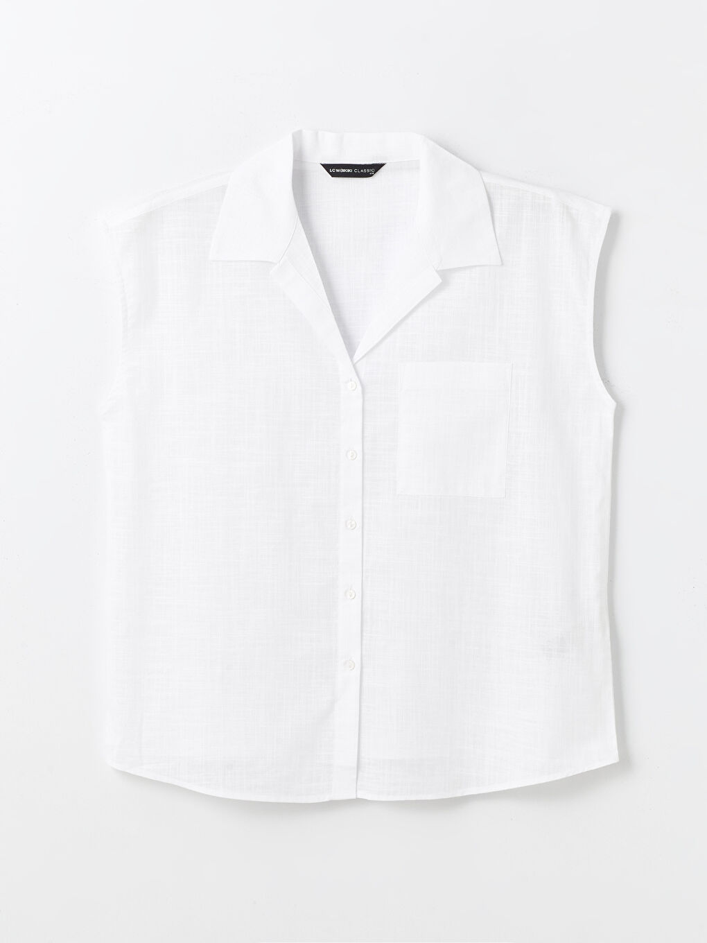 LC Waikiki Plain Short Sleeve Women's Shirt -S4GD72Z8-FEW
