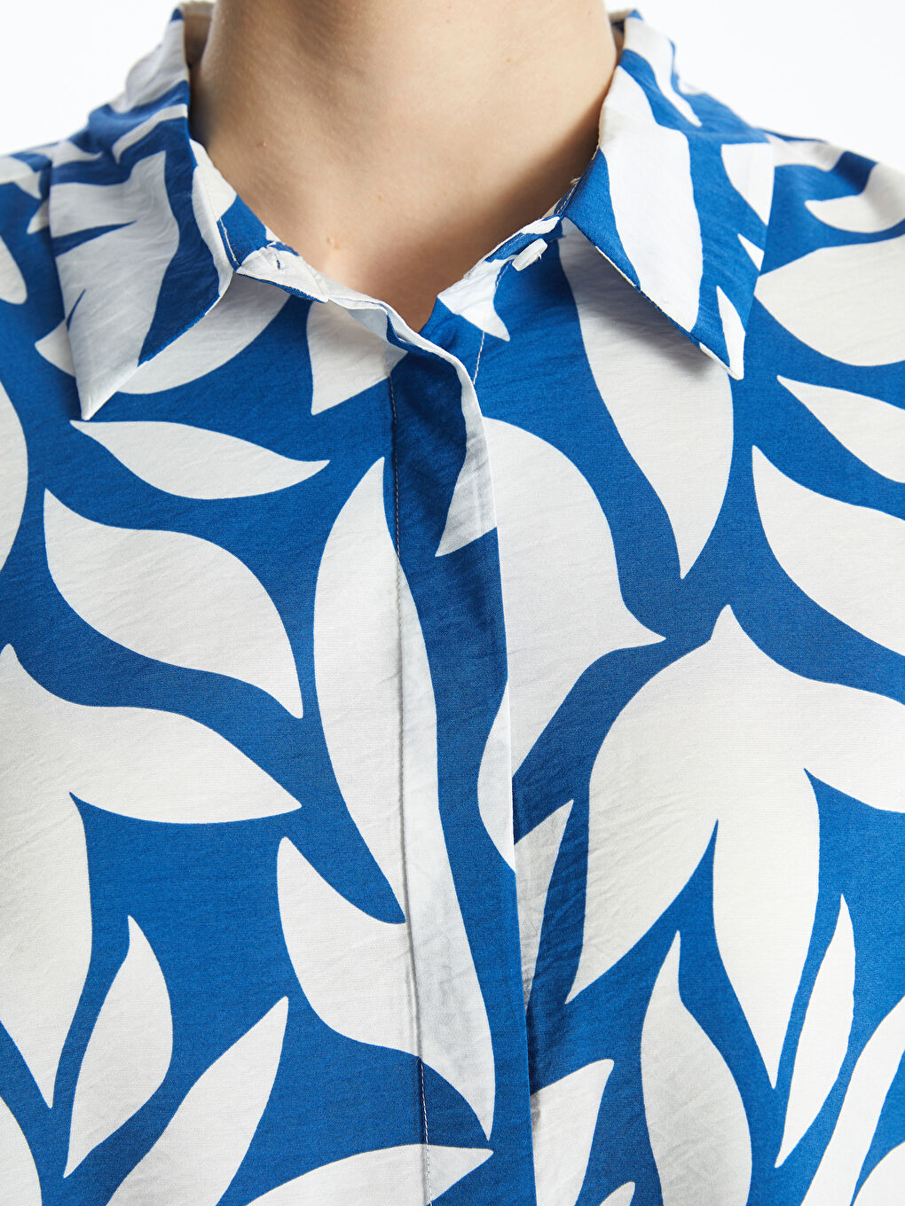 Patterned Women's Shirt Tunic -S4GD73Z8-LSJ