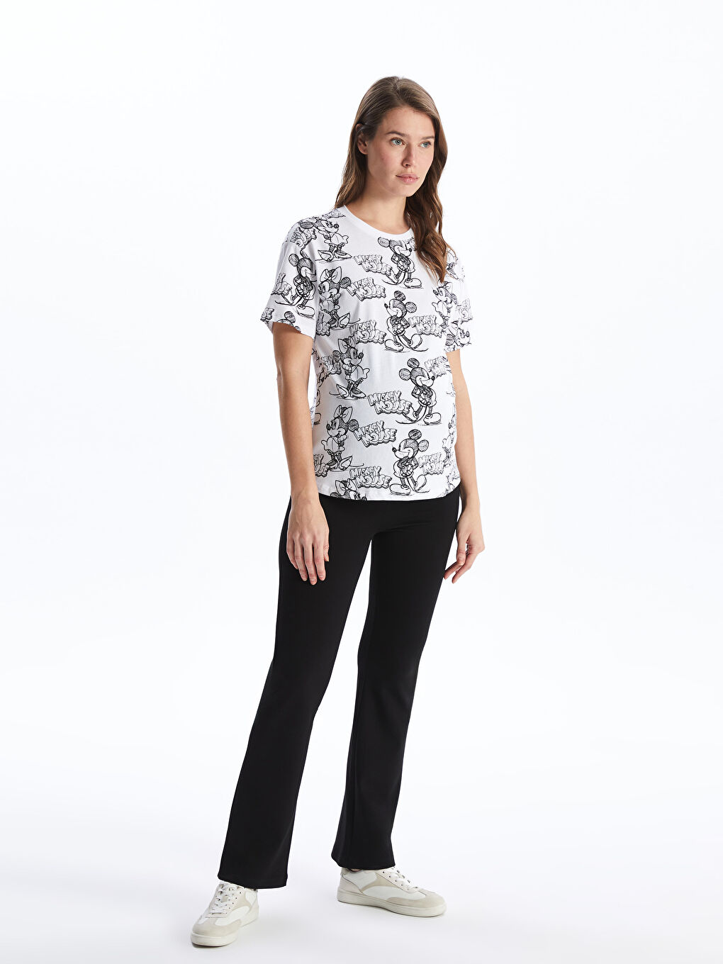 Maternity Flared Leggings with Over-Bump Panel -S4GD82Z8-CVL