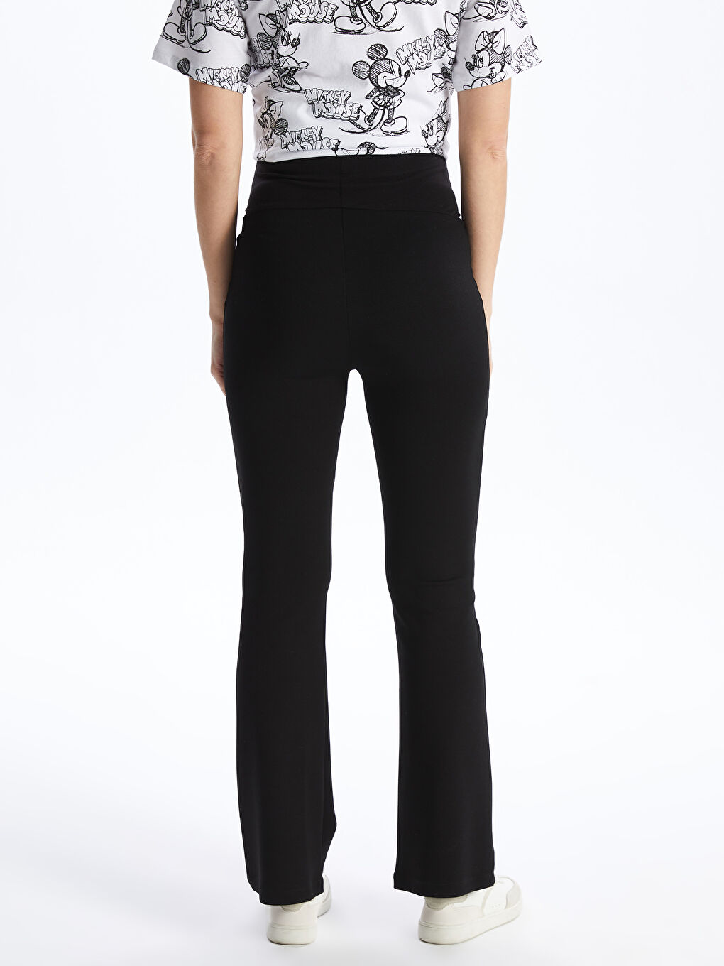Maternity Flared Leggings with Over-Bump Panel -S4GD82Z8-CVL