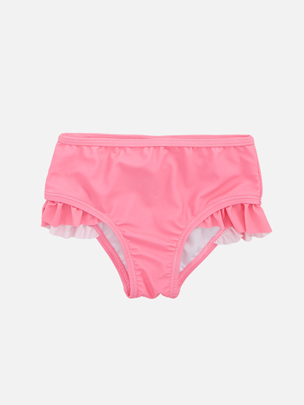 Pembe Beli Lastikli Kız Çocuk Bikini Alt
