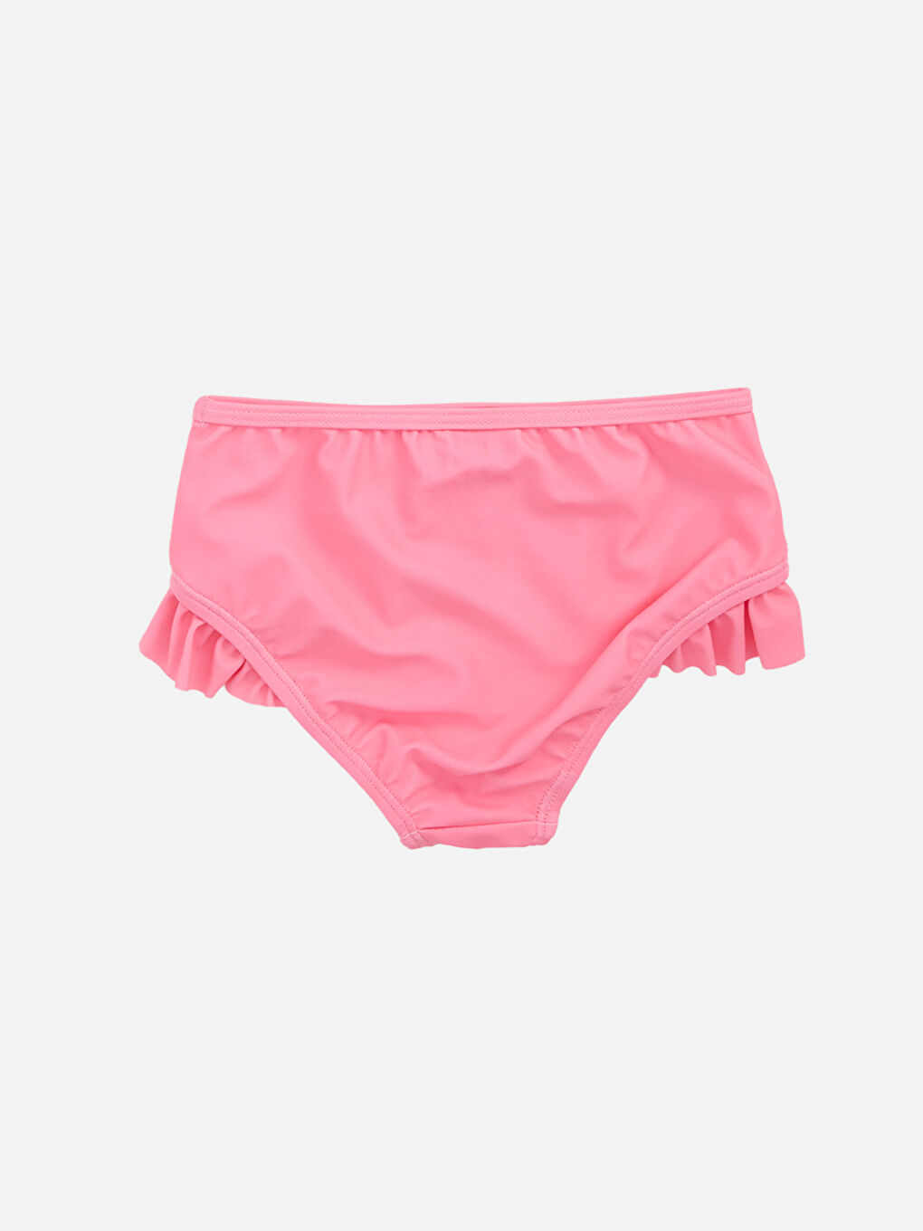 Pembe Beli Lastikli Kız Çocuk Bikini Alt-1