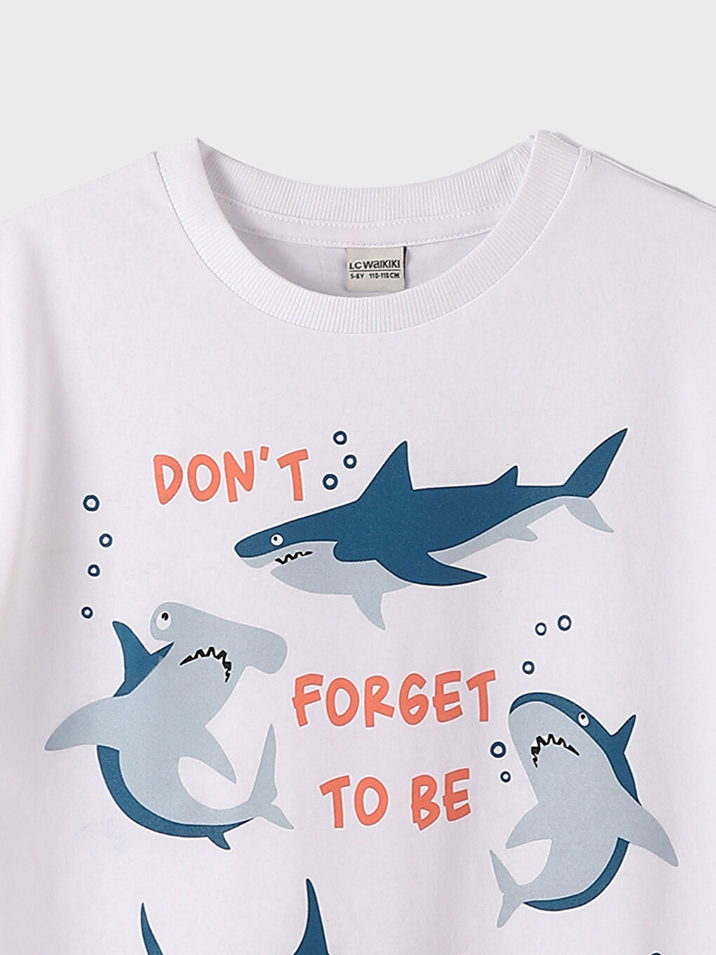 Oversize Crew Neck Boys' T-Shirt-2