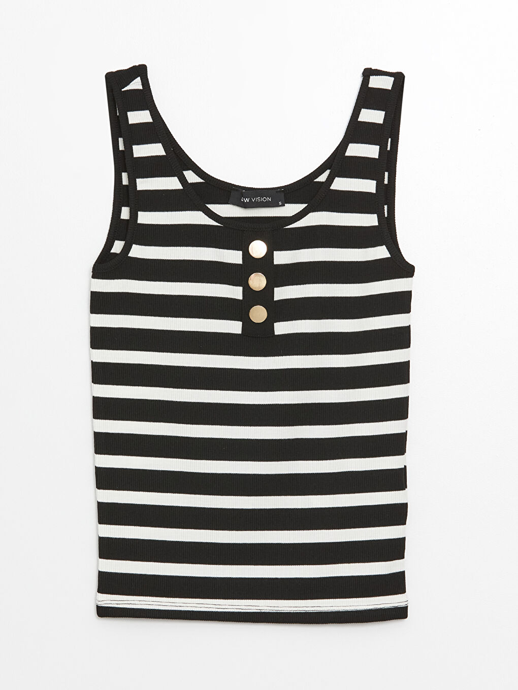 U Neck Striped Female Athlete -S4GE95Z8-LEG