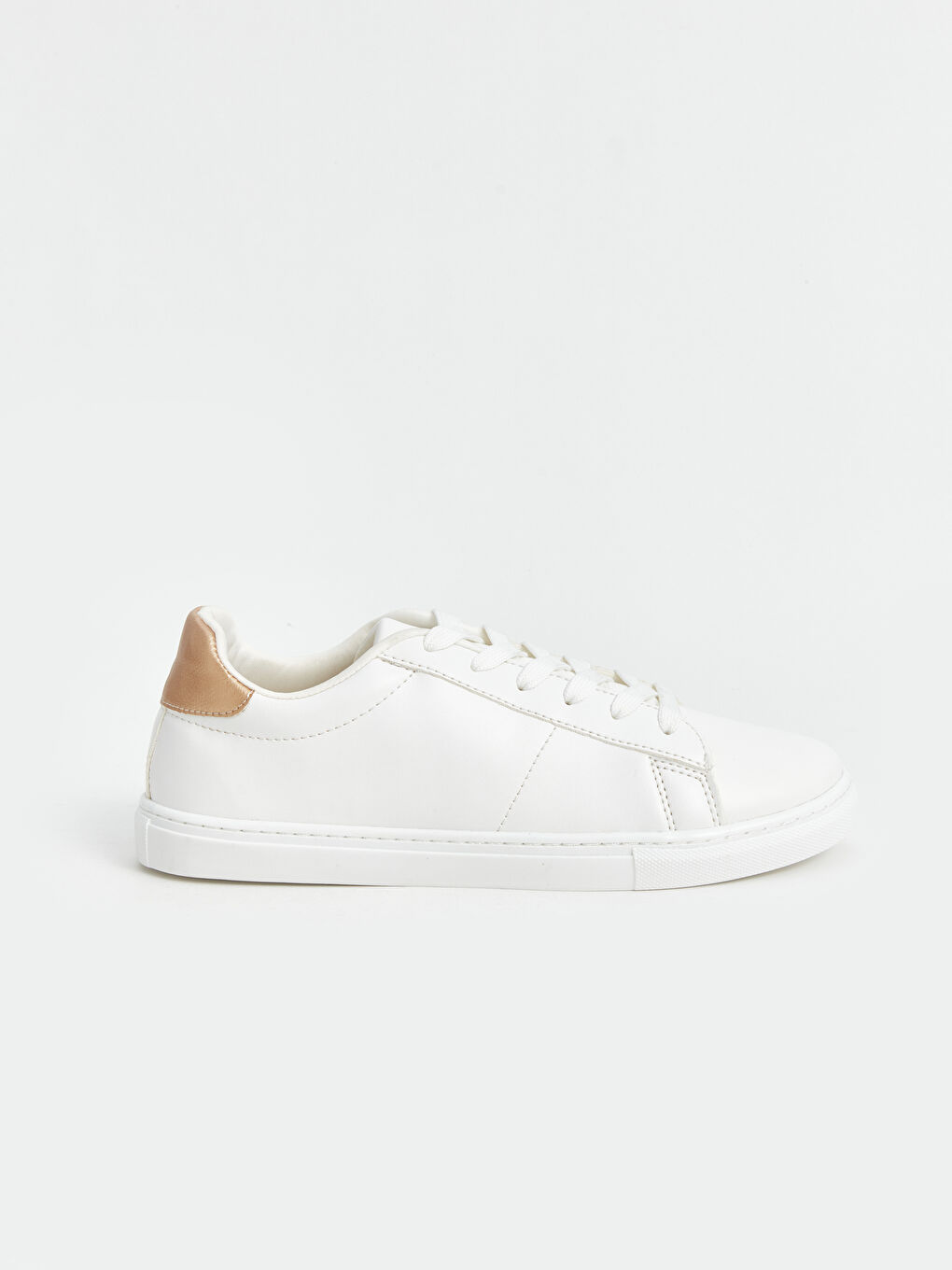 Lace-up Faux Leather Women's Sneakers-1
