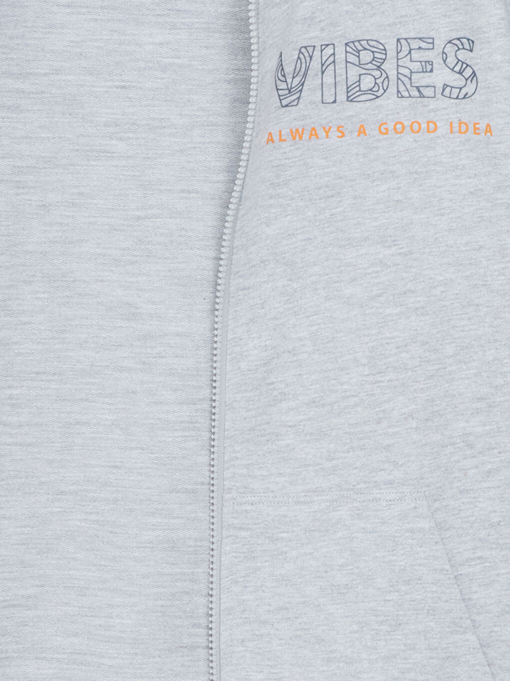Hooded Boys' Zip-Up Sweatshirt -S4GG81Z4-LAL