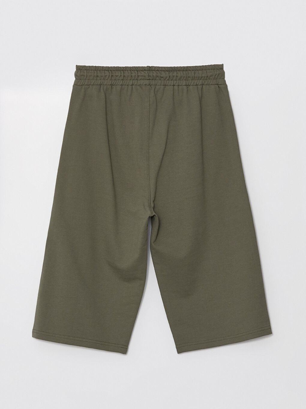 Haki Standart Kalıp Erkek Roller Şort-6