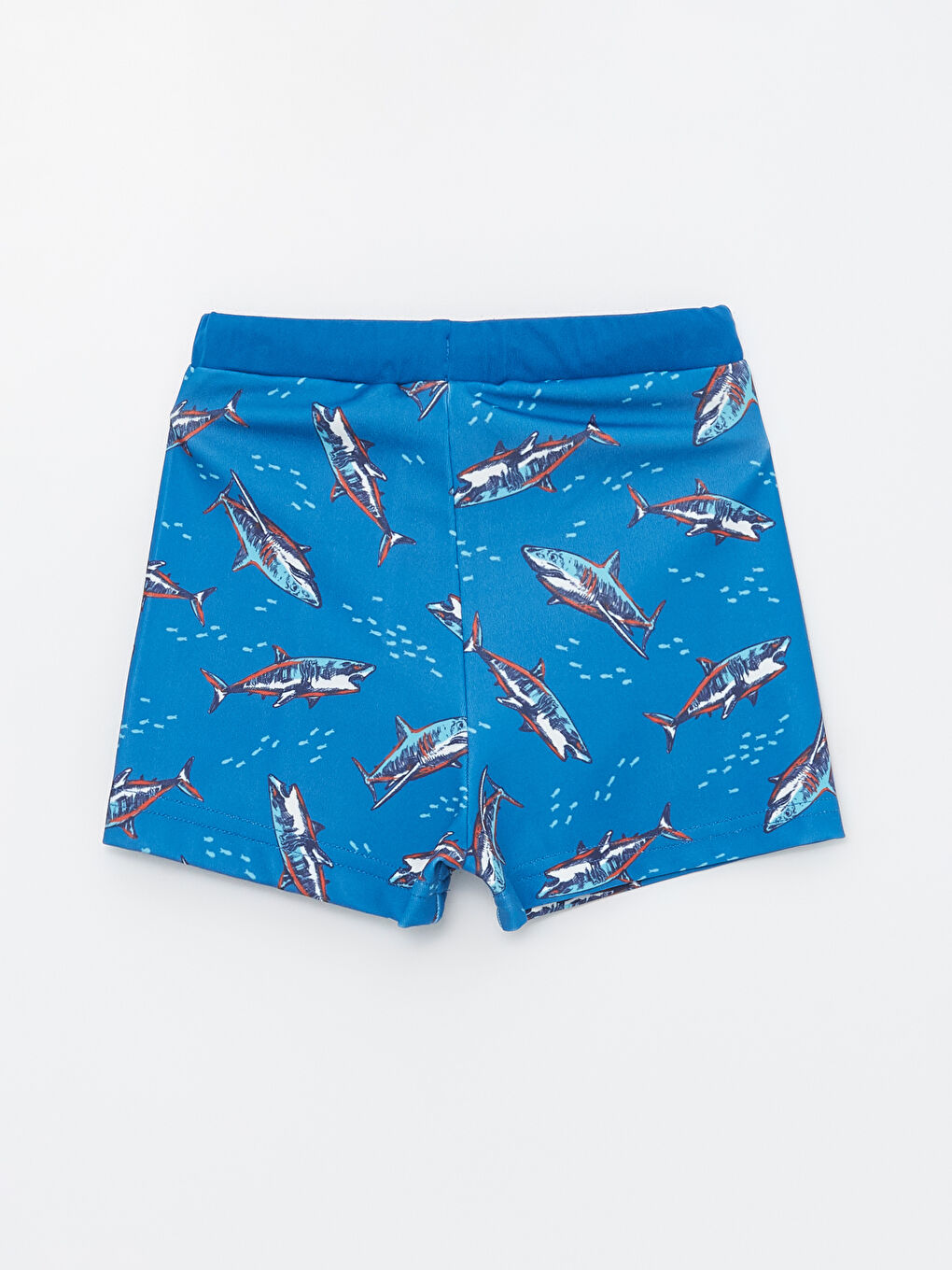 Mavi Hızlı Kuruyan UV Korumalı Erkek Çocuk Boxer Mayo-1