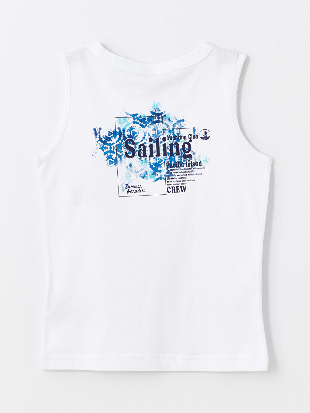 Crew Neck Boy Athlete and Marine Shorts -S4GI56Z4-LQQ