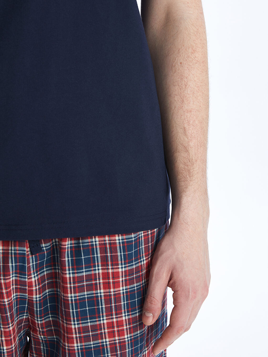 стандартты пішім ерлерге арналған қысқа пижама жинағы-2