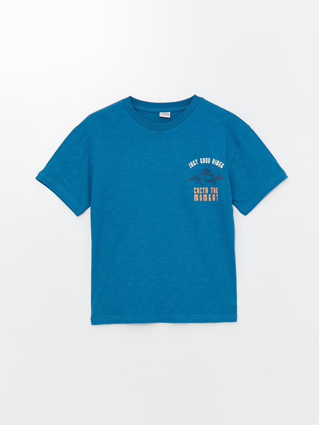 Crew Neck Oversize Boy's T-Shirt -S4GI78Z4-HBC