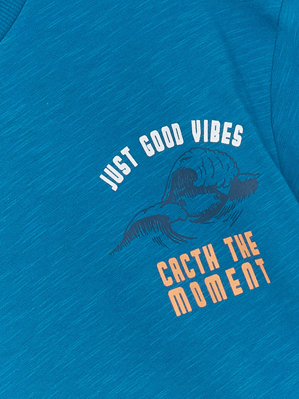 Crew Neck Oversize Boy's T-Shirt -S4GI78Z4-HBC