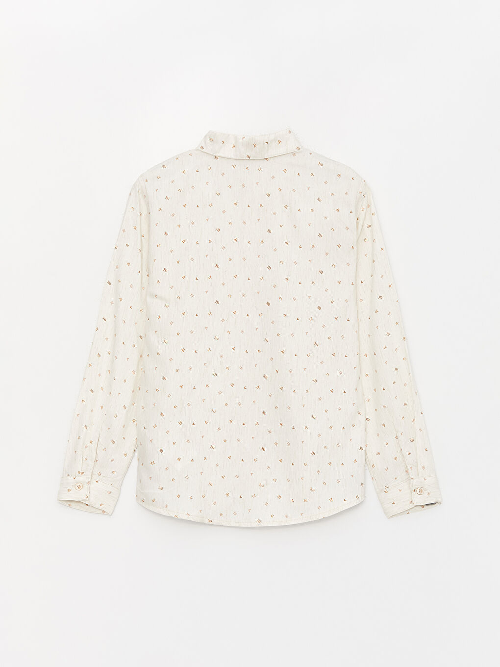 Patterned Linen Blend Boys' Shirt -S4GI79Z4-LQB