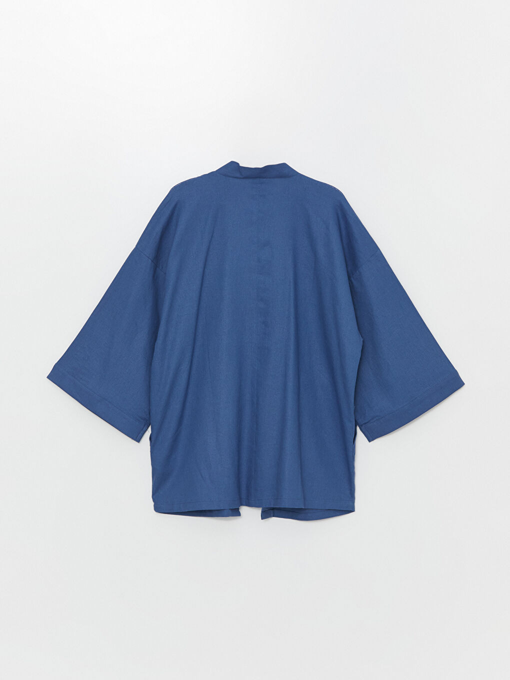 LCW Vision Şal Yaka Oversize Keten Karışımlı Kadın Kimono -S4GJ58Z8-H7X