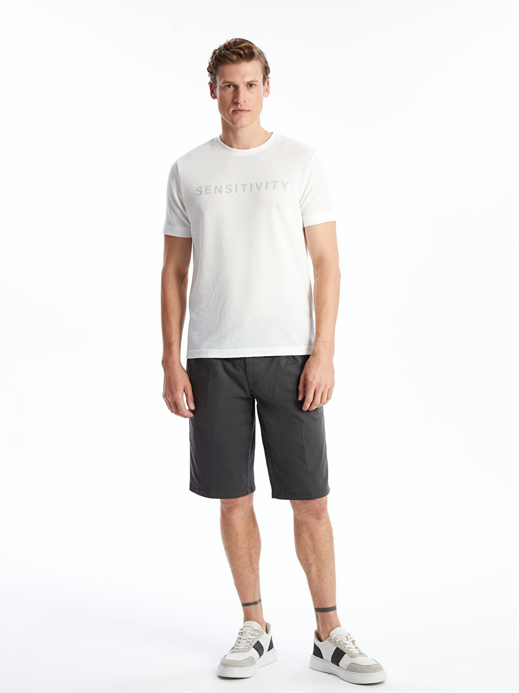 Crew Neck Short Sleeve Printed Men's T-Shirt -S4GJ66Z8-R9J
