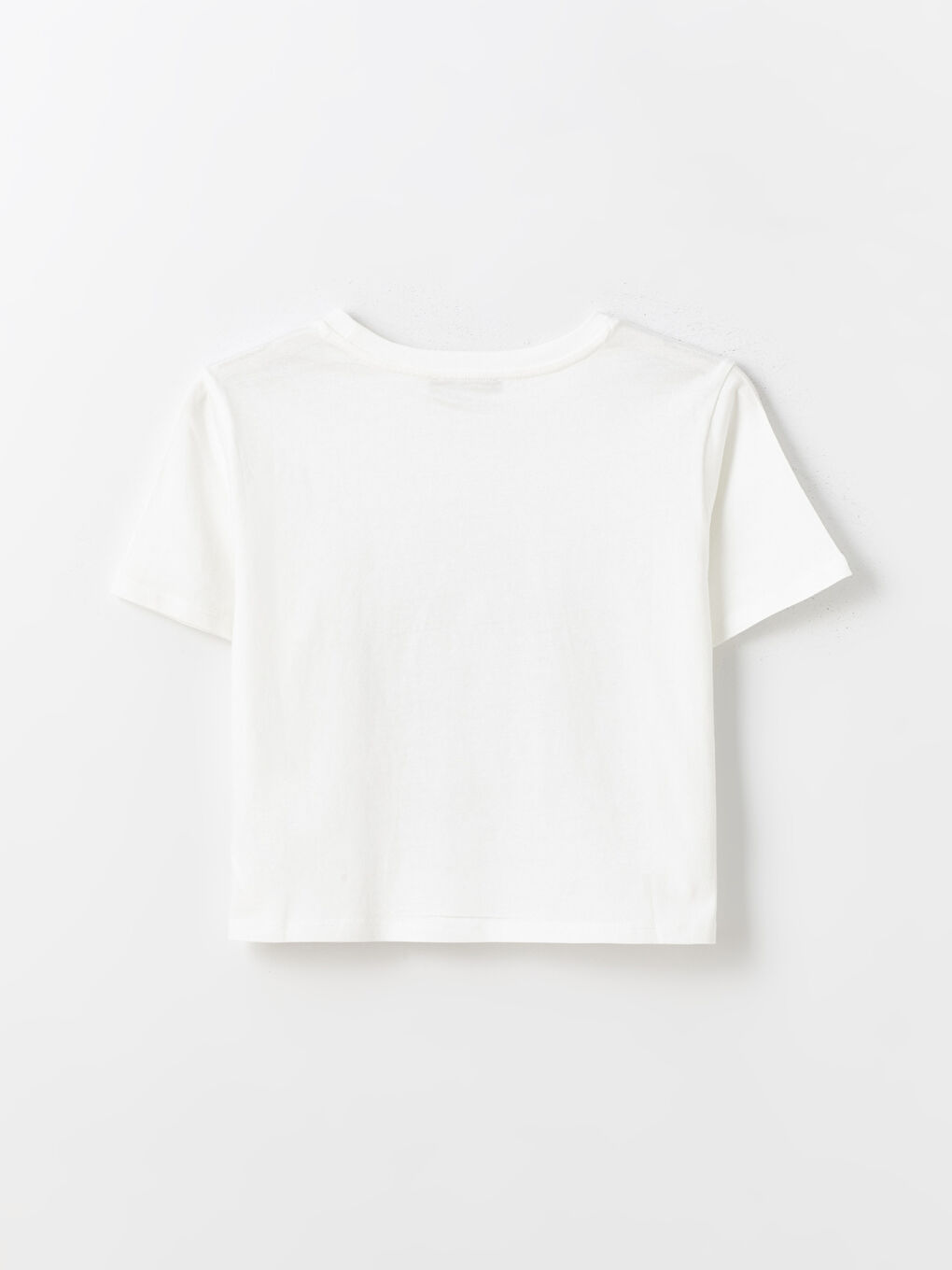 XSIDE Crew Neck Printed Short Sleeve Women's Crop Top -S4GJ86Z8-R9J