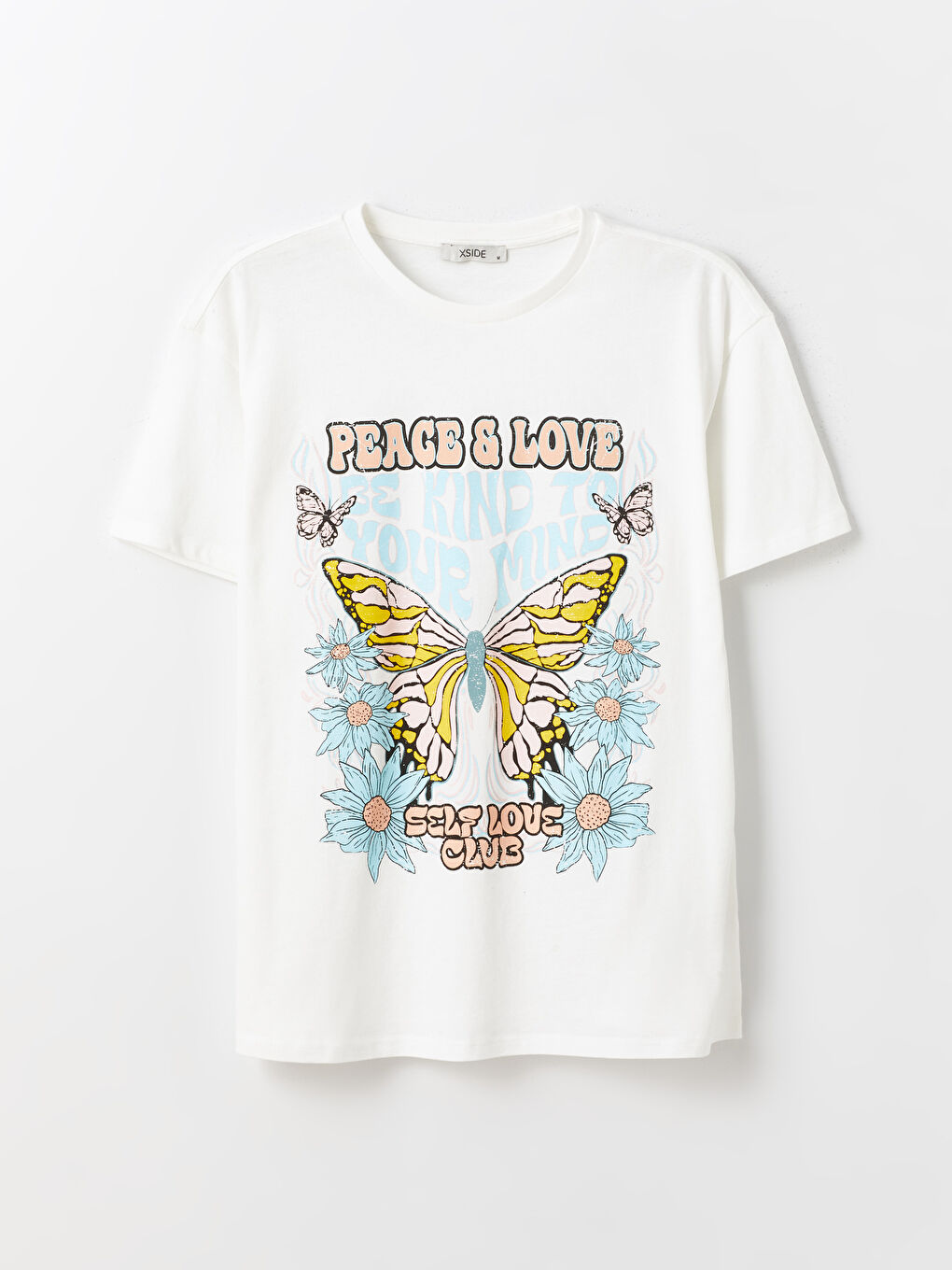Crew Neck Printed Short Sleeve Women's T-shirt -S4GJ95Z8-R9J