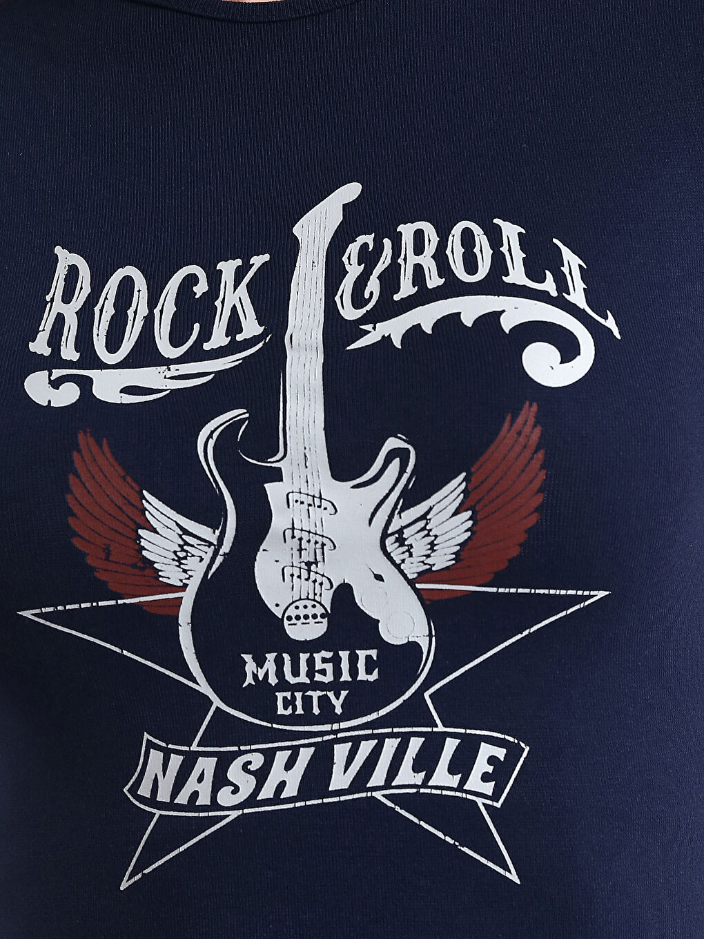 Haut Court Imprimé à Manches Courtes pour Femmes avec Col Rond-4