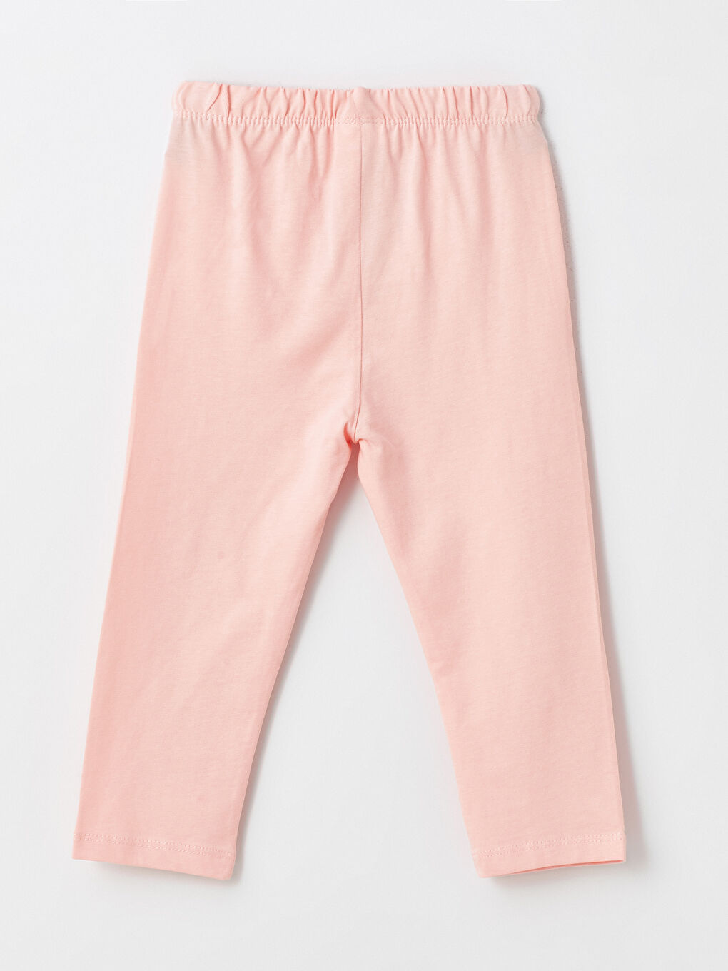 LCW ECO Parlak Pembe Bisiklet Yaka Baskılı Kız Bebek Pijama Takımı - 6