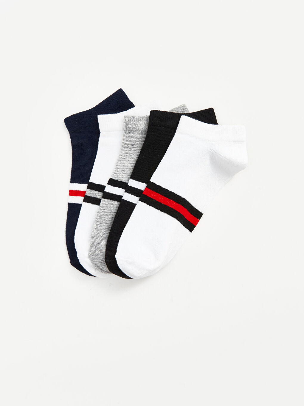Chaussettes d'entraînement Rayées pour Garçons Lot de 5 pièces-1